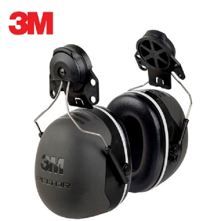 正品3M X5P3安全帽式防護耳罩