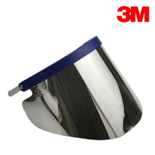 3M進(jìn)口鍍鋁黑色防護(hù)面屏 防輻射熱防護(hù)面屏 防飛濺防沖擊面屏