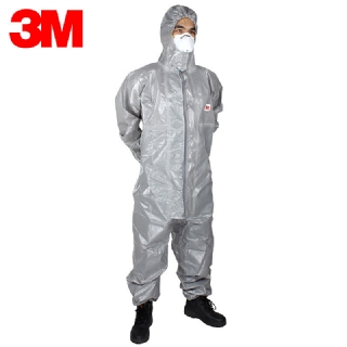 新款3M 4570帶帽連體防化服