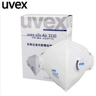 優唯斯UVEX 3110高效防塵口罩風沙騎行民用口罩防霧霾