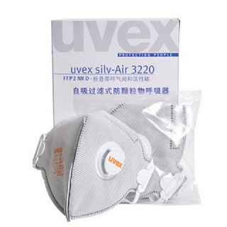 優唯斯UVEX 3220 N95活性碳防塵PM2.5防護口罩防霧霾口罩