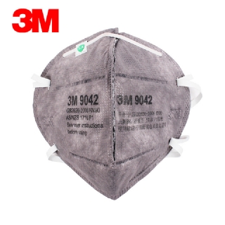 3M9042活性炭防護口罩 有機異味防護口罩 KN90防塵防霧霾口罩批發