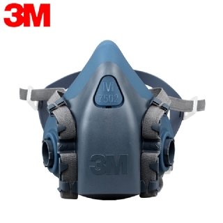 3M7502硅膠防護半面罩 NIOSH認證防護面具
