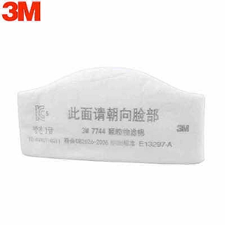 3M 7744顆粒物過濾棉 KN95防工業粉塵濾棉